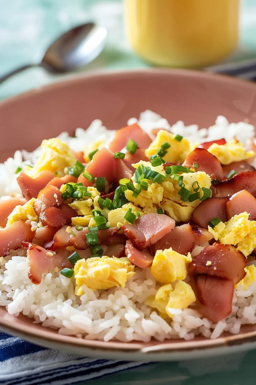 Spam, Eggs, and Rice Recipe