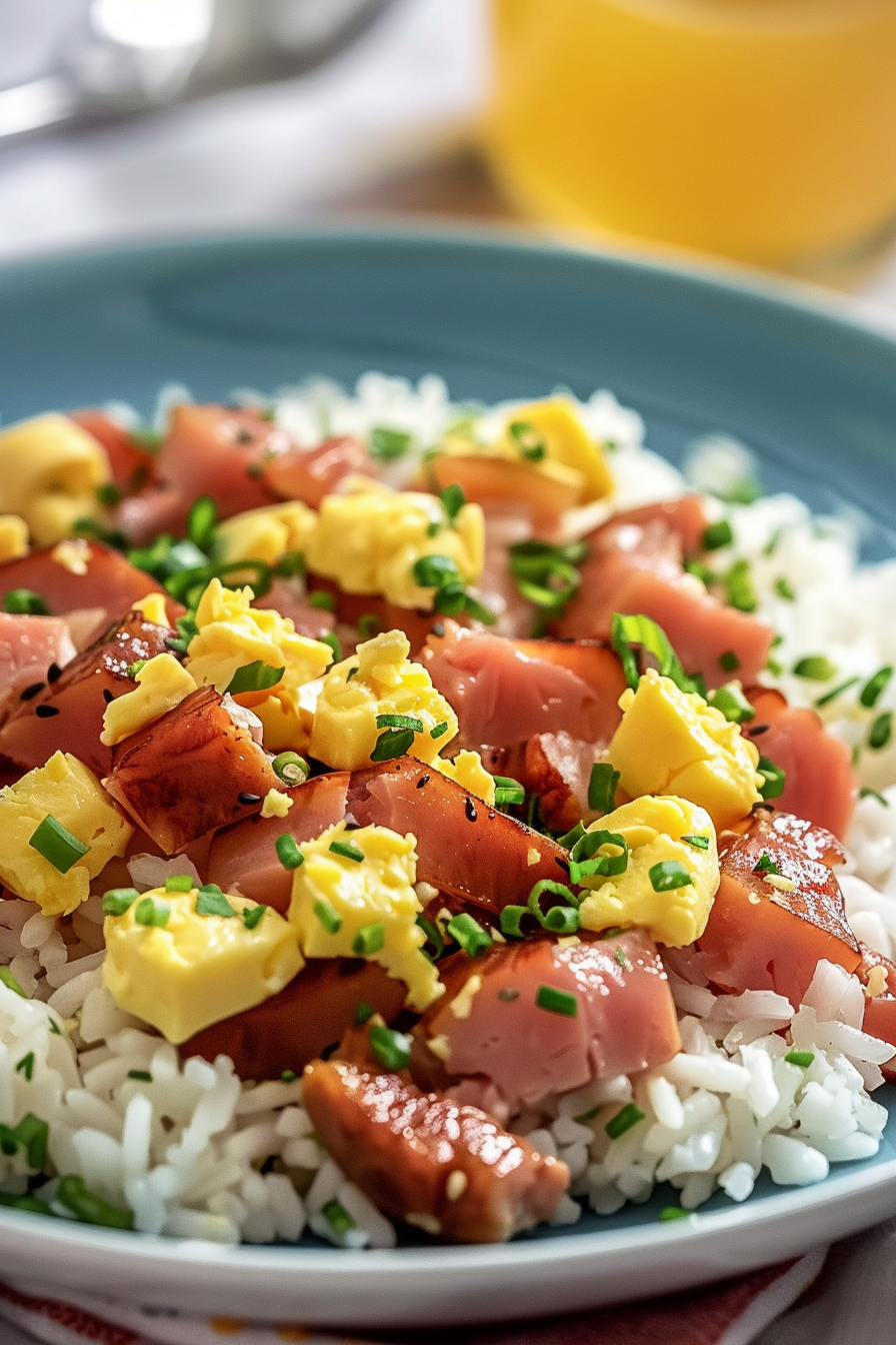 Spam, Eggs, and Rice Recipe