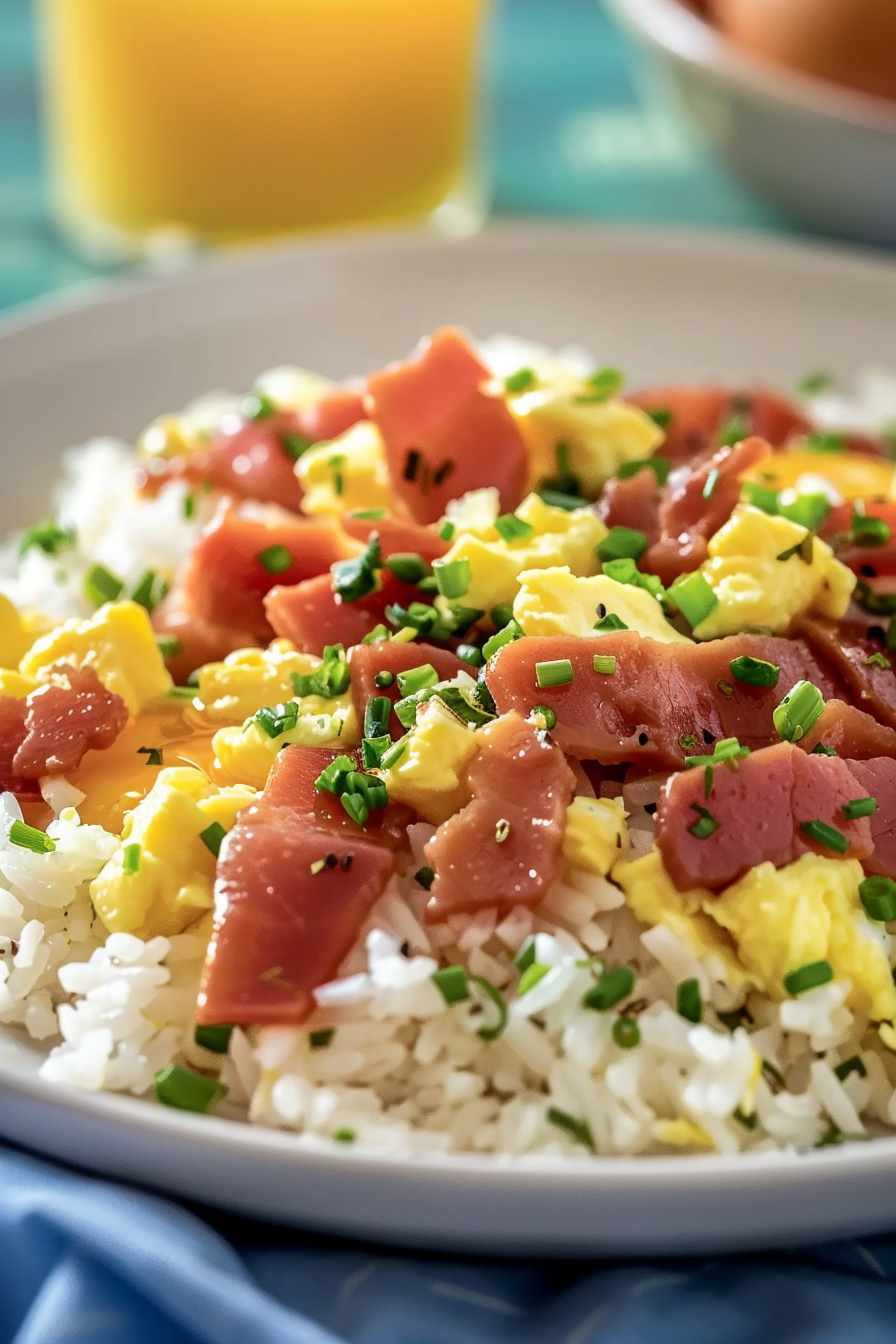 Spam, Eggs, and Rice Recipe