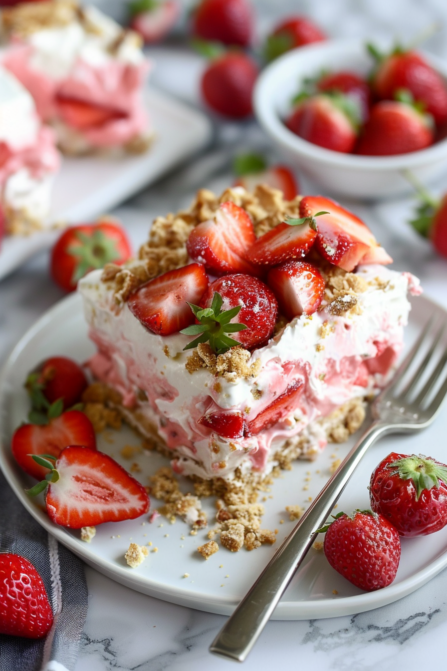 Strawberry Icebox Cake Recipe