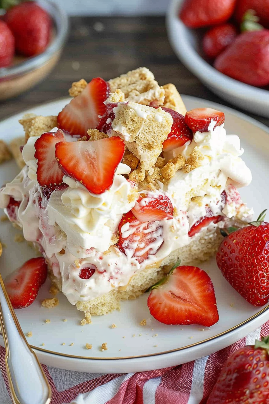 Strawberry Icebox Cake Recipe