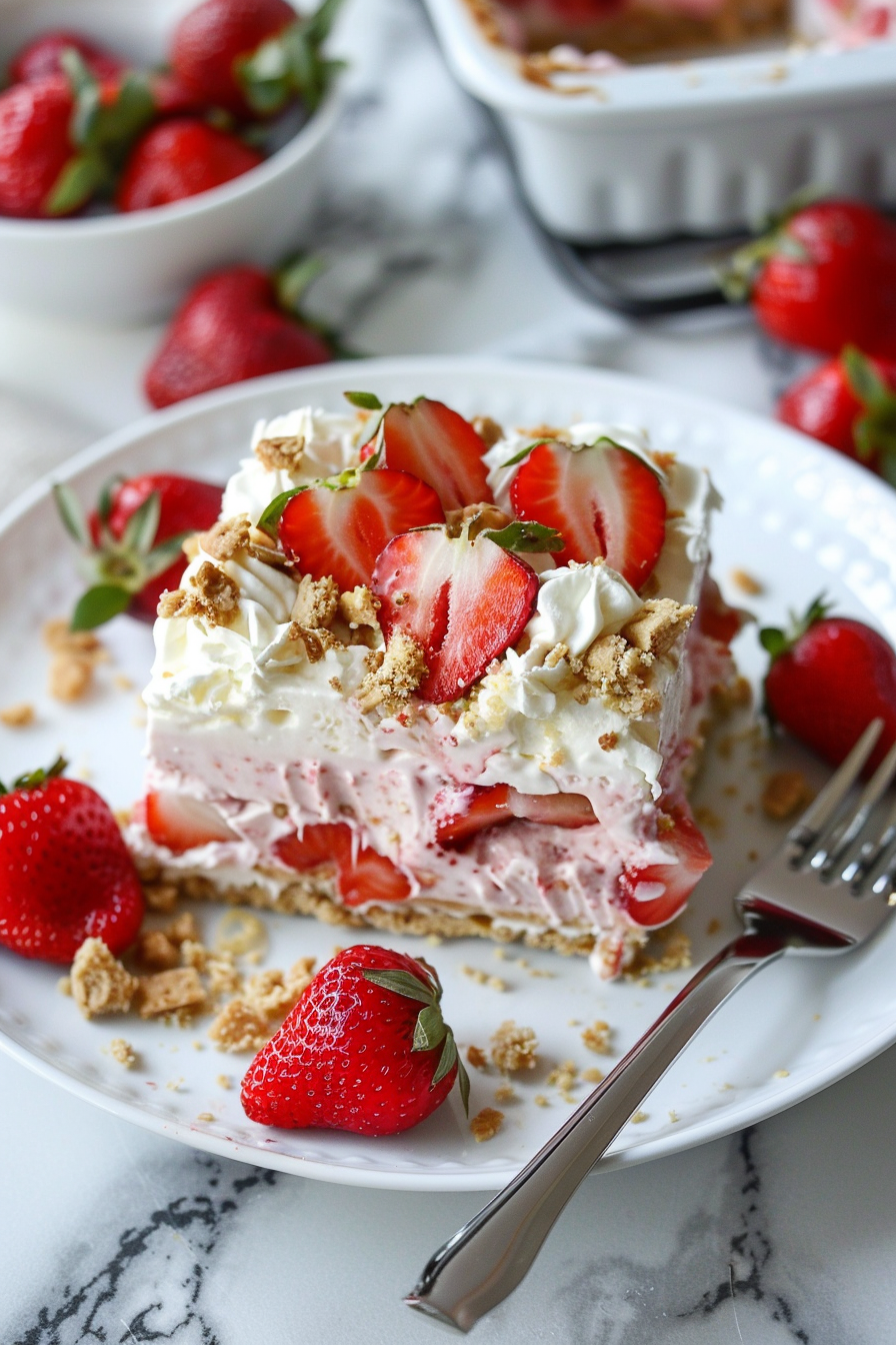 Strawberry Icebox Cake Recipe