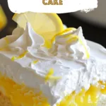 Triple Lemon Poke Cake