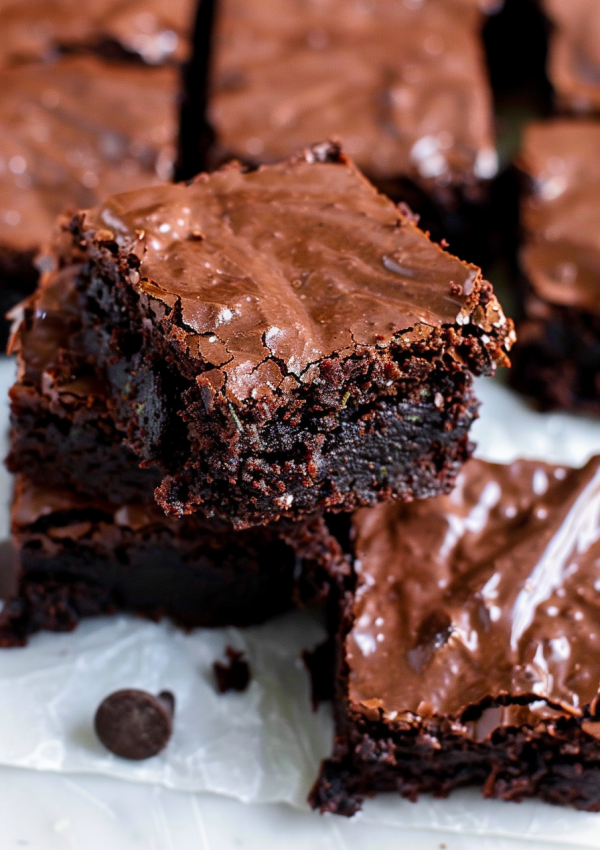 Fudgy Zucchini Brownies