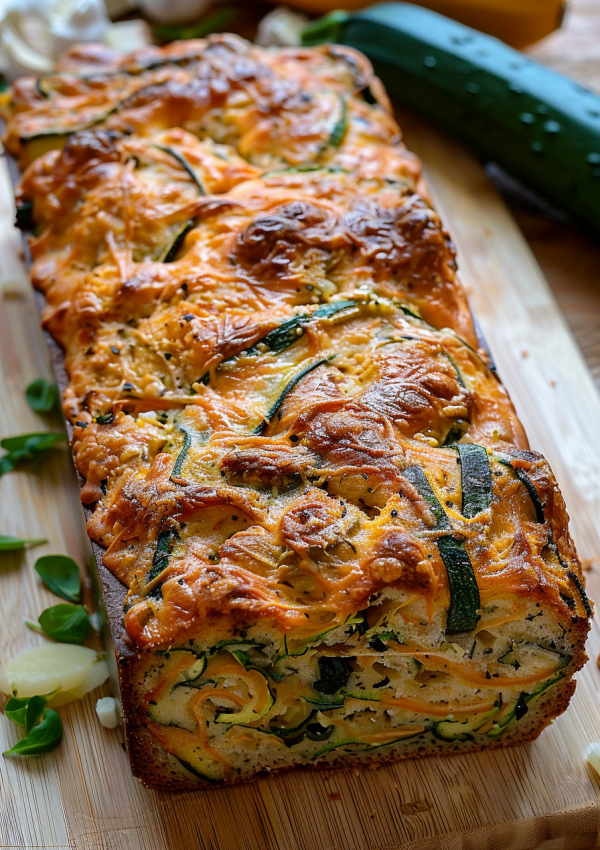 Cheesy Zucchini Bread