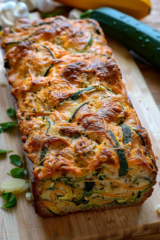 Cheesy Zucchini Bread