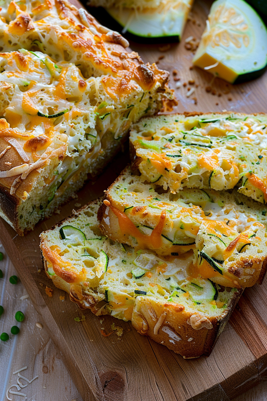 Cheesy Zucchini Bread