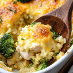 Broccoli Cheddar Chicken and Rice Casserole Recipe