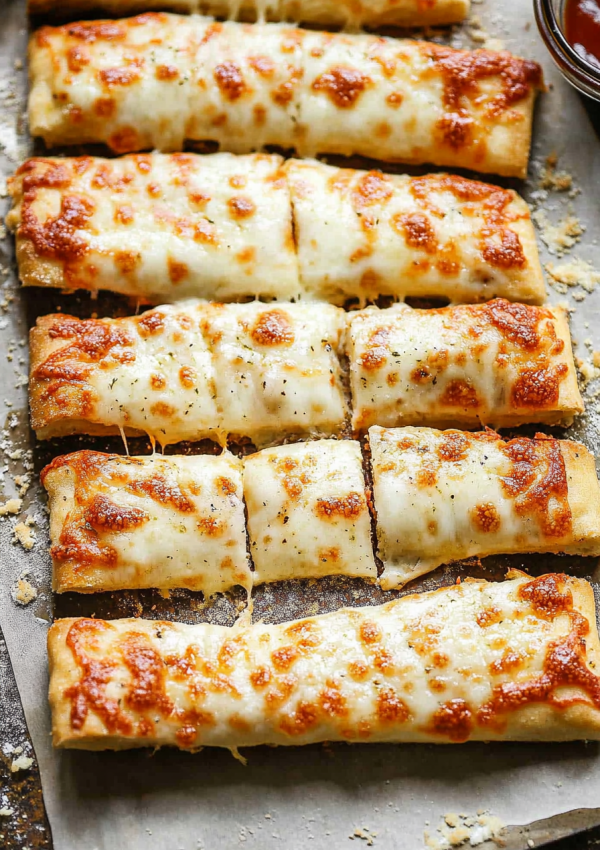 Cheesy Garlic Breadsticks Recipe