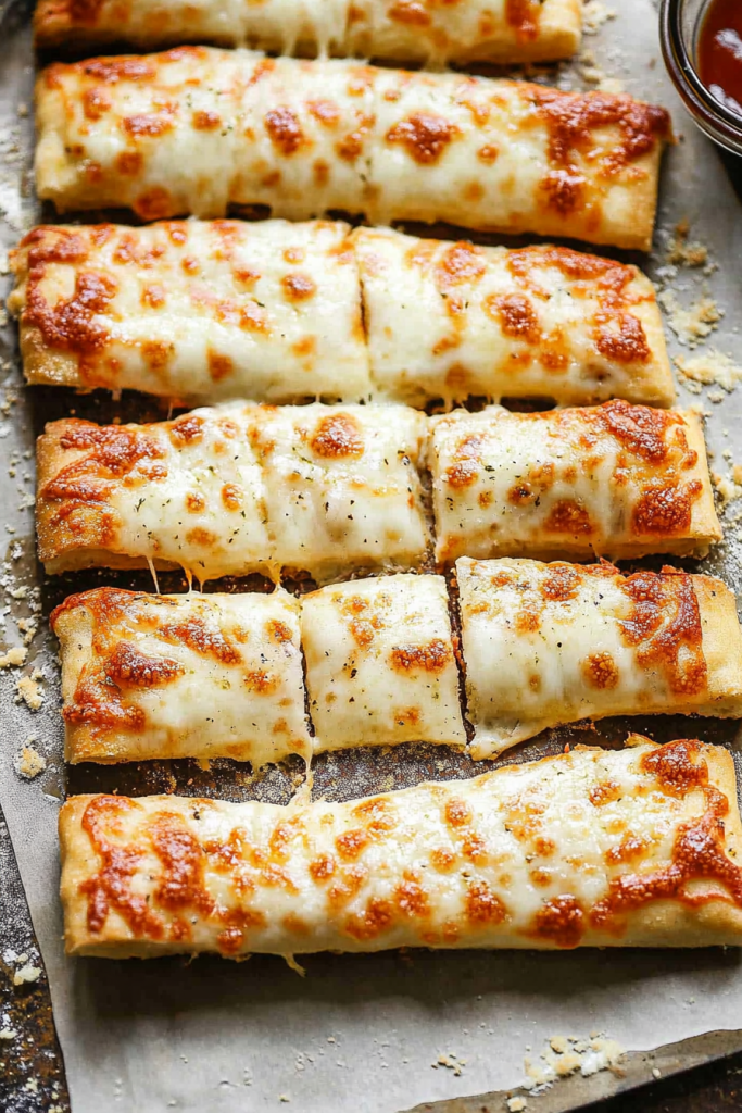 Cheesy Garlic Breadsticks Recipe