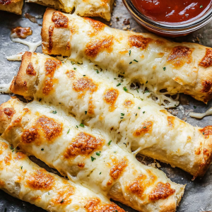 Cheesy Garlic Breadsticks Recipe