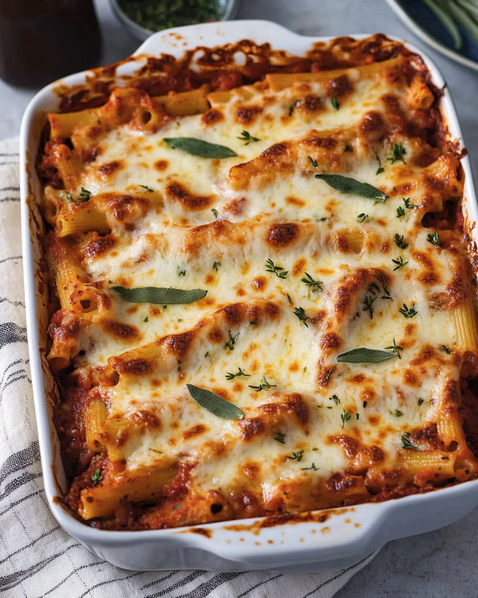 Classic Baked Ziti Recipe