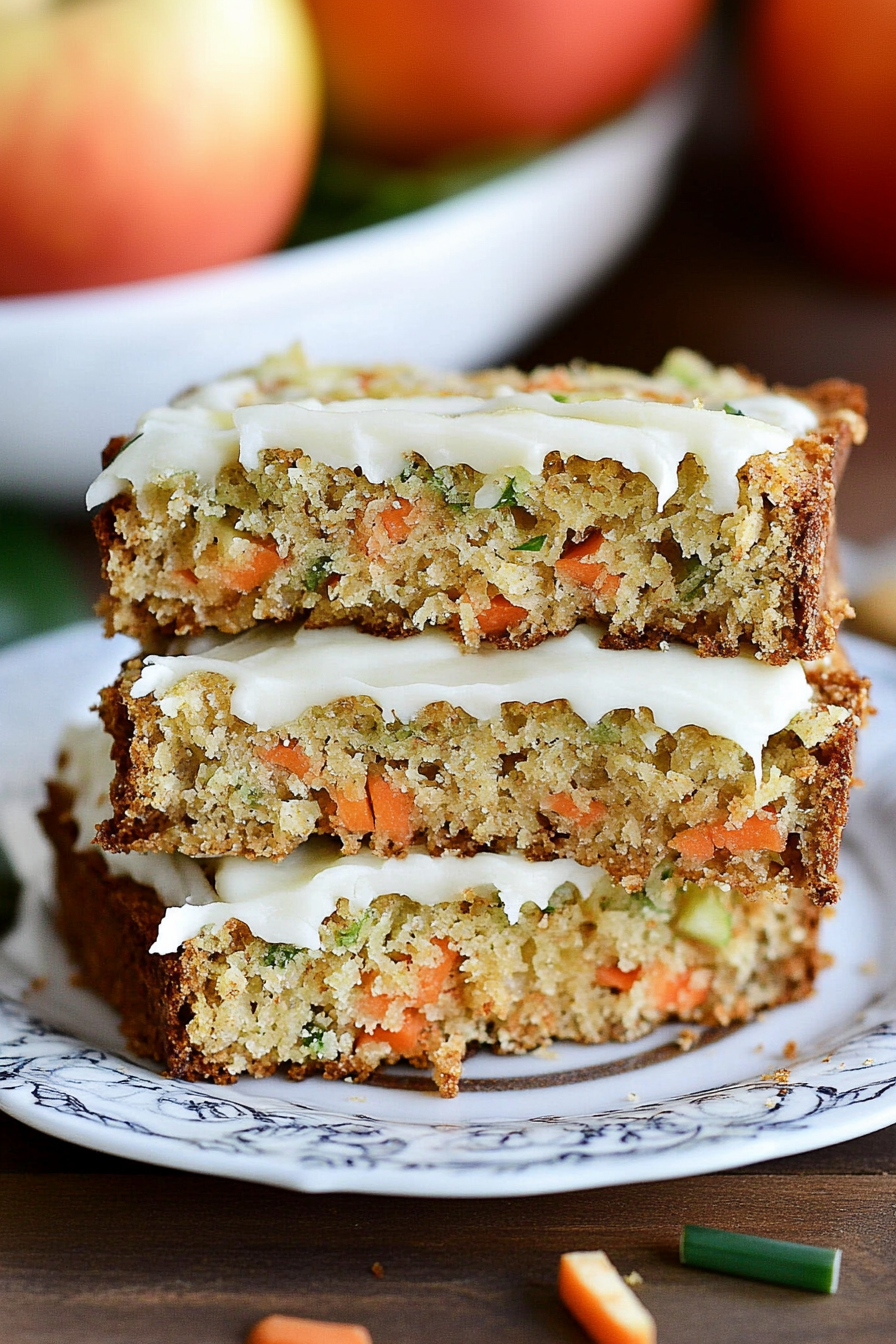 Easy Carrot Apple Zucchini Bread