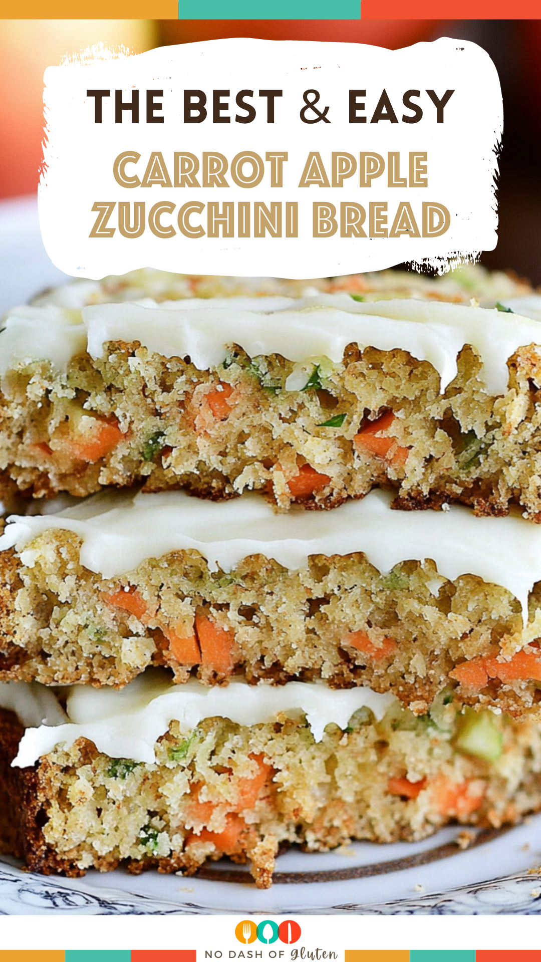 Easy Carrot Apple Zucchini Bread