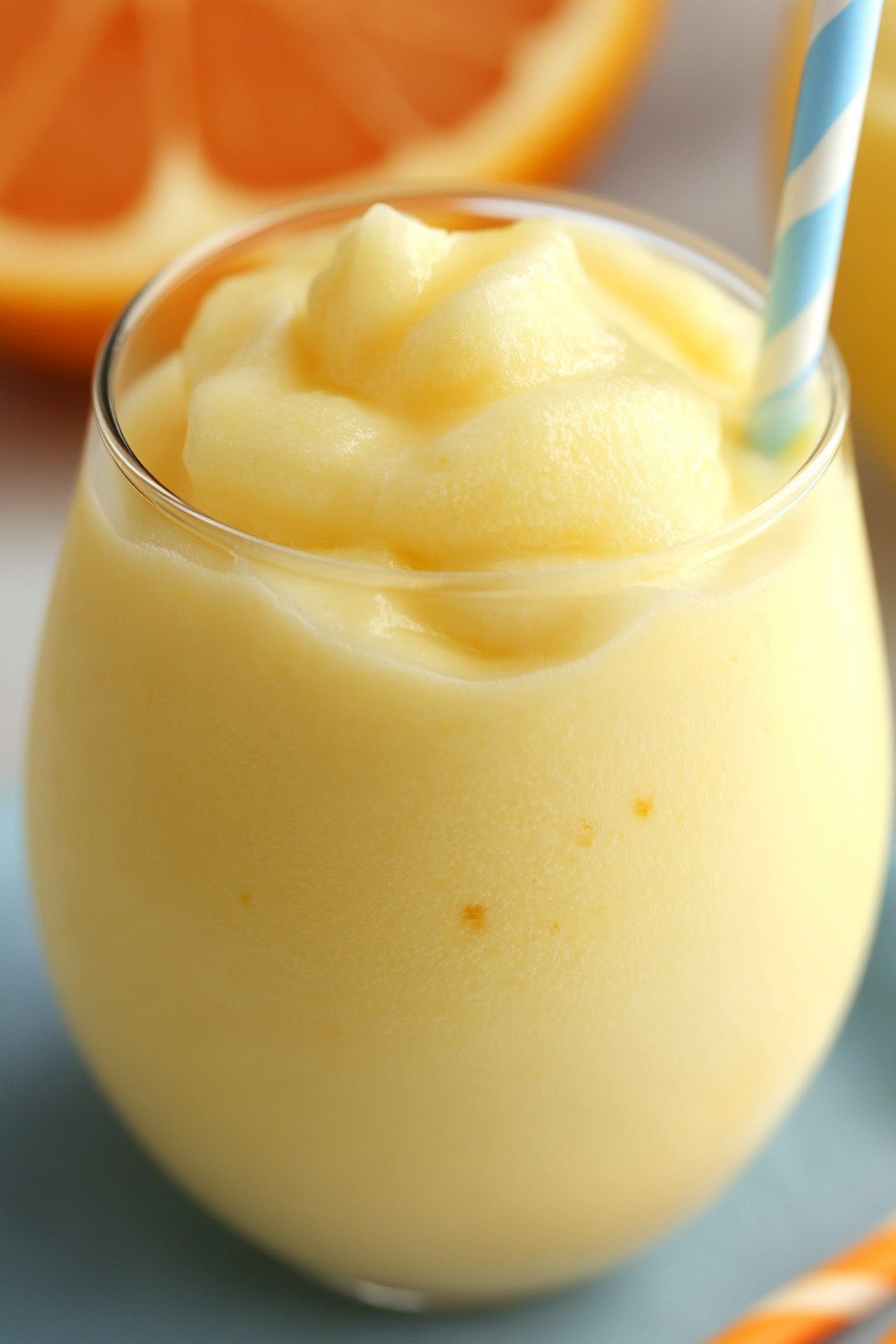 Easy Creamsicle Slushy