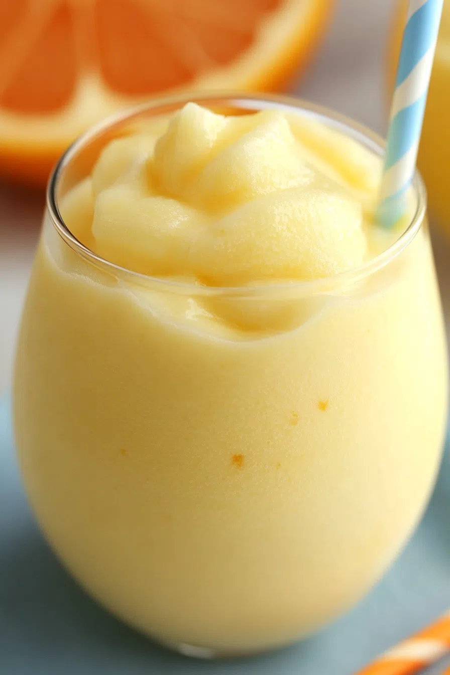 Easy Creamsicle Slushy
