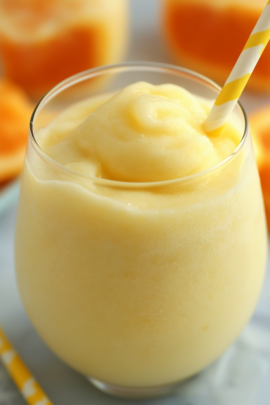 Easy Creamsicle Slushy