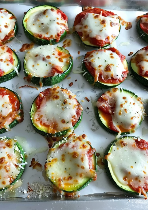 Keto Zucchini Pizza Bites Recipe