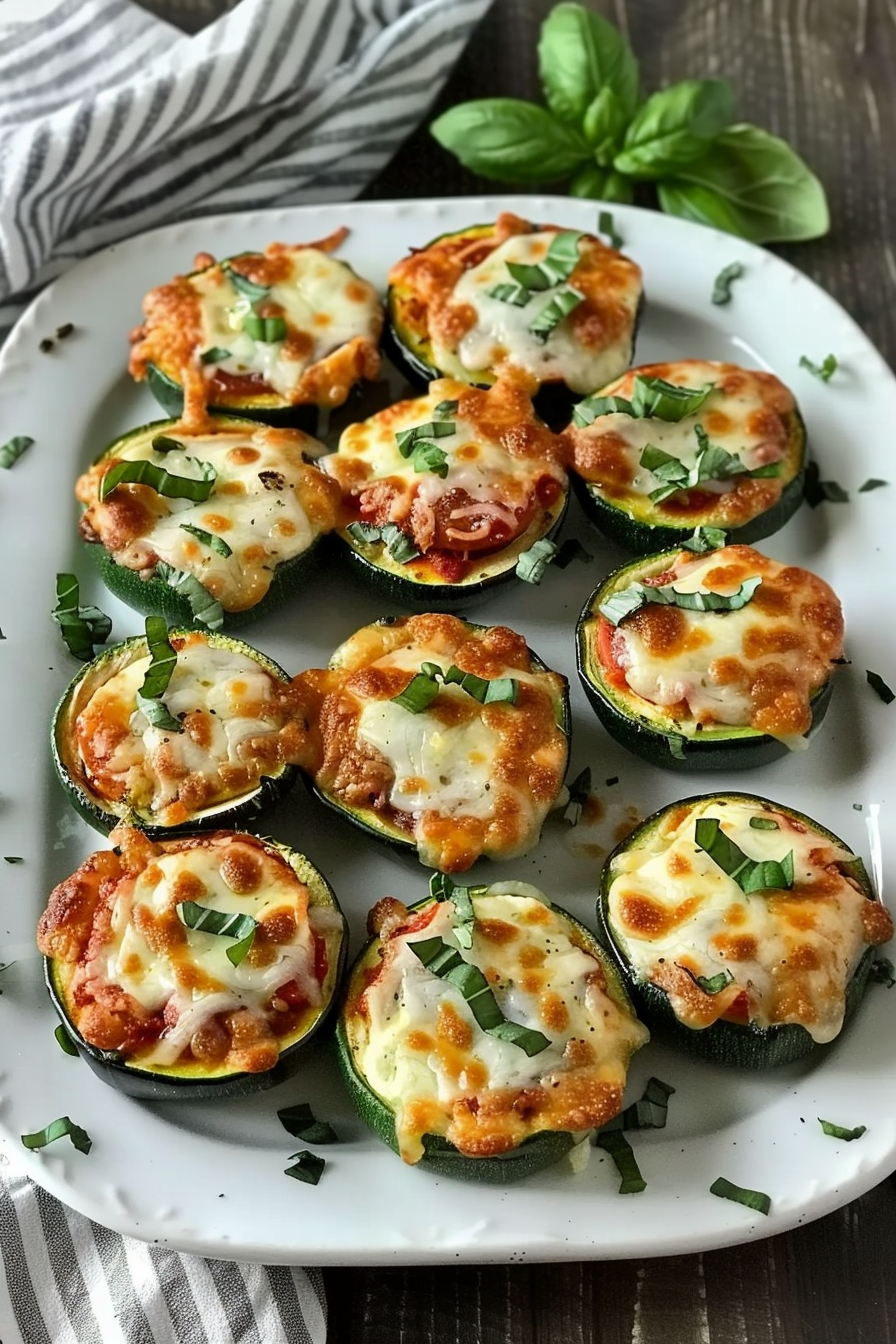 Keto Zucchini Pizza Bites Recipe