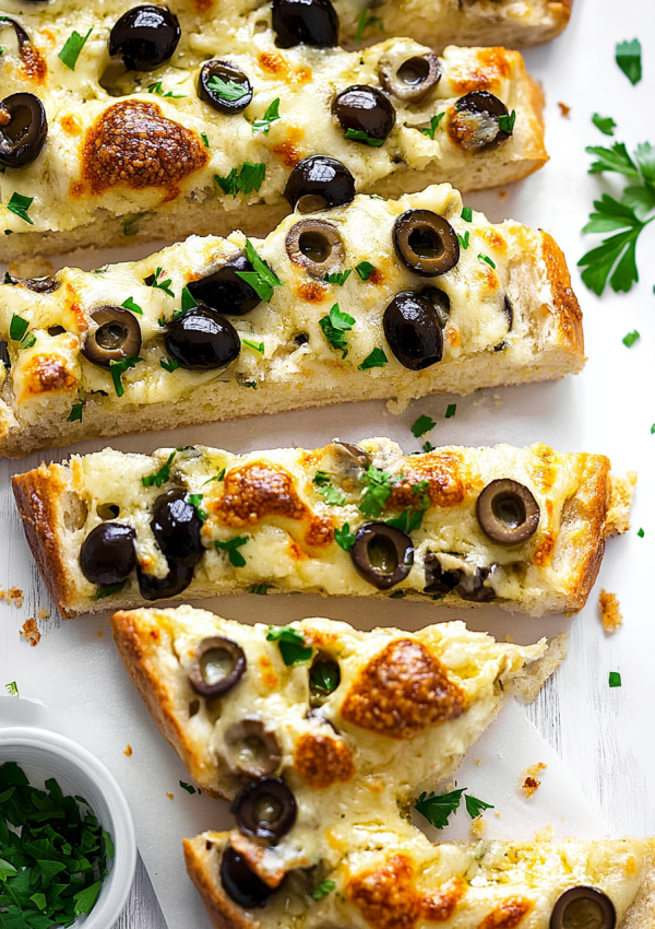 Easy Olive Cheese Bread