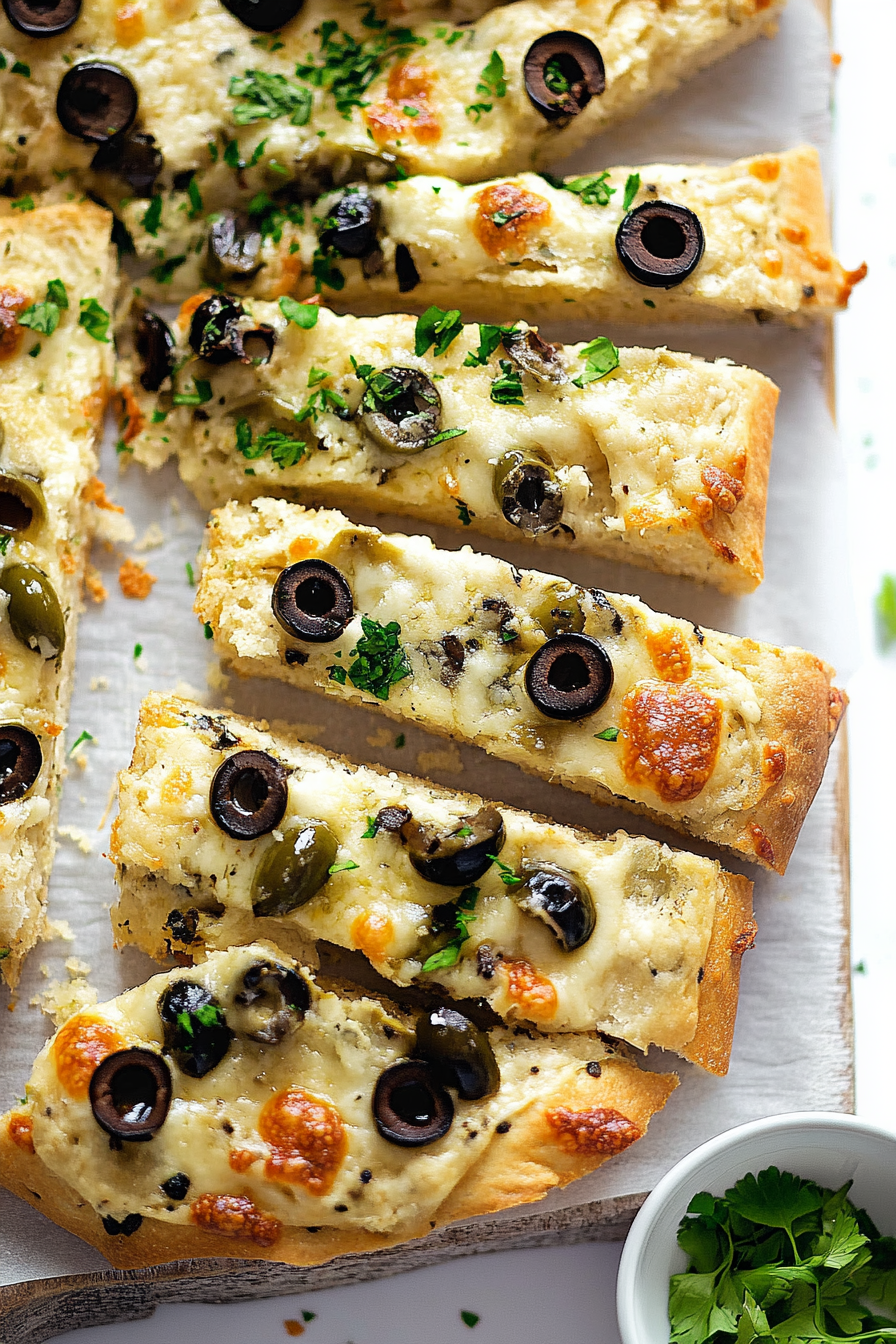 Easy Olive Cheese Bread