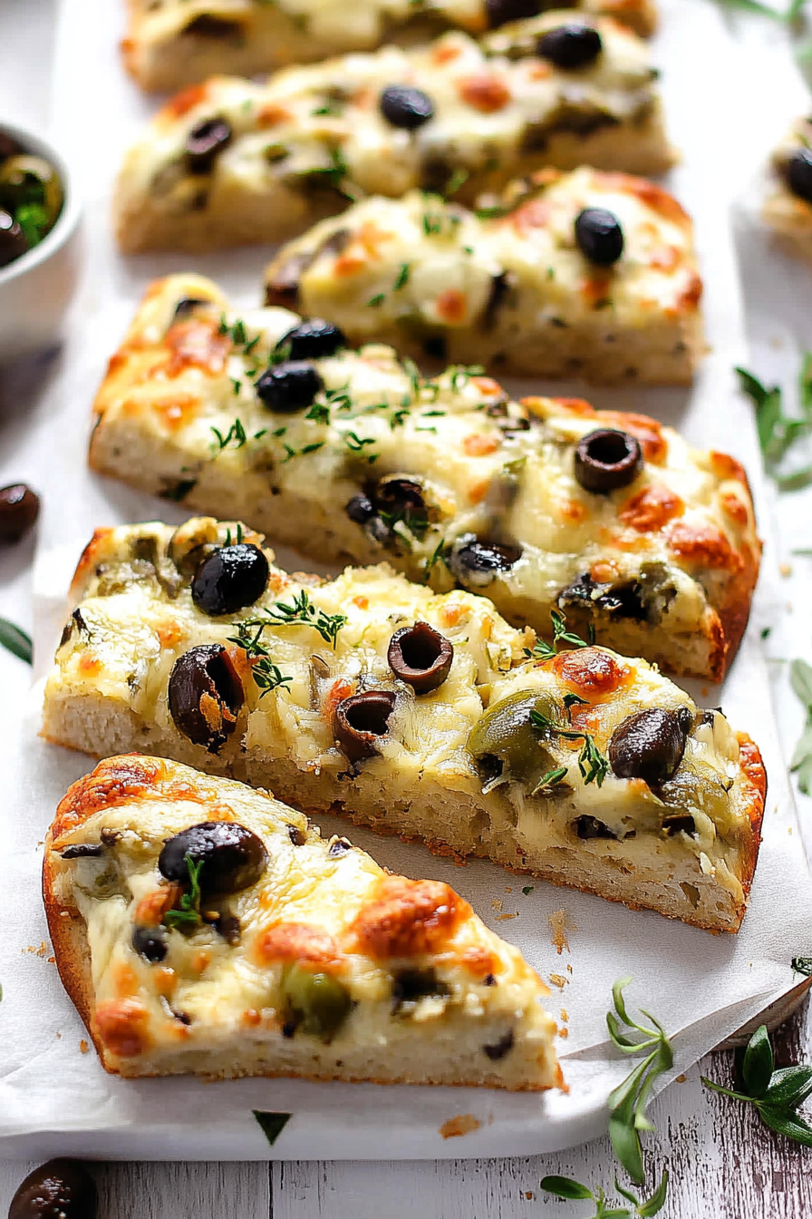 Easy Olive Cheese Bread