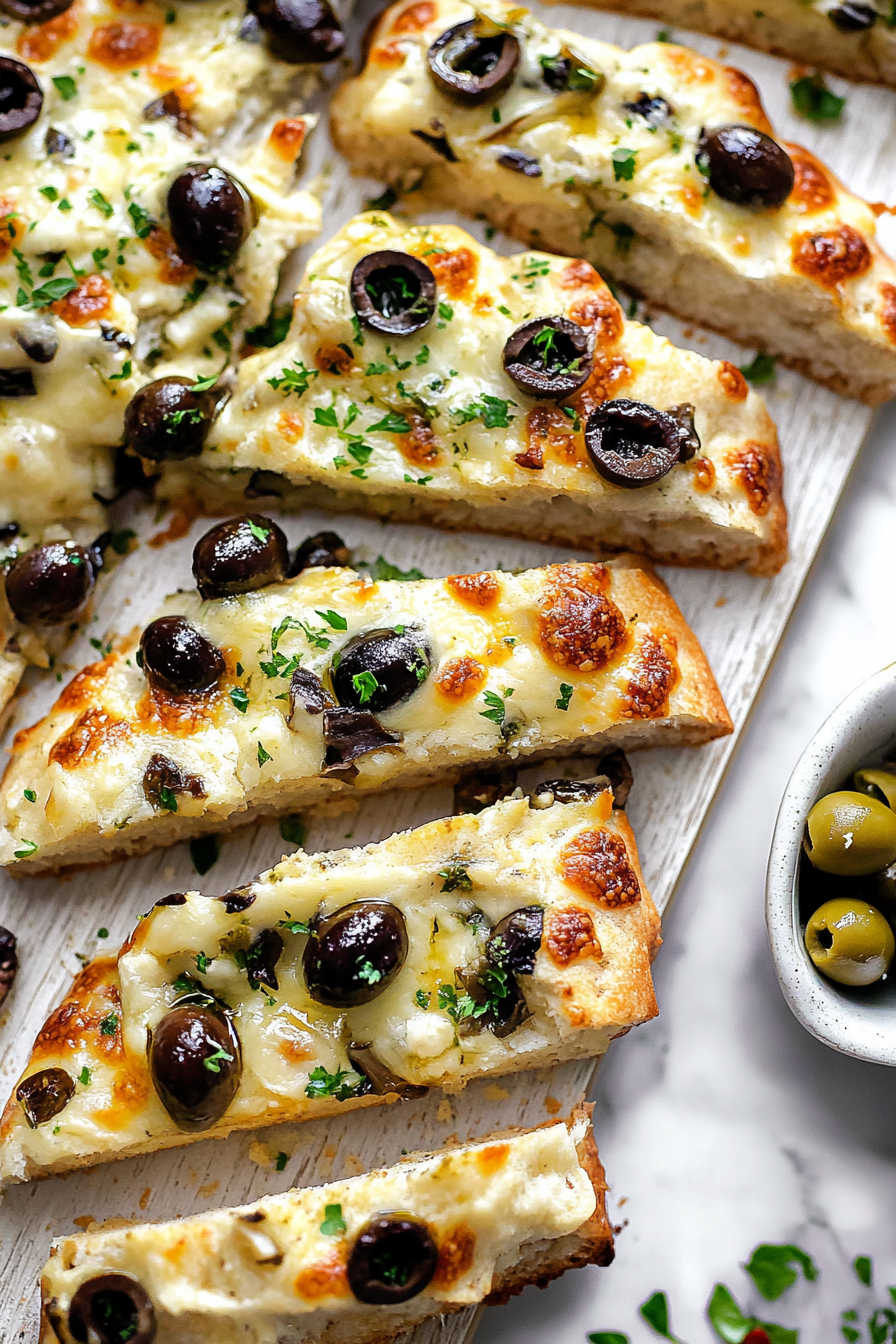 Easy Olive Cheese Bread