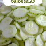 Easy Vinegar Cucumber Onion Salad