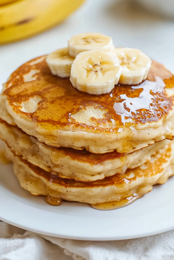 Fluffy Brown Sugar Banana Pancakes