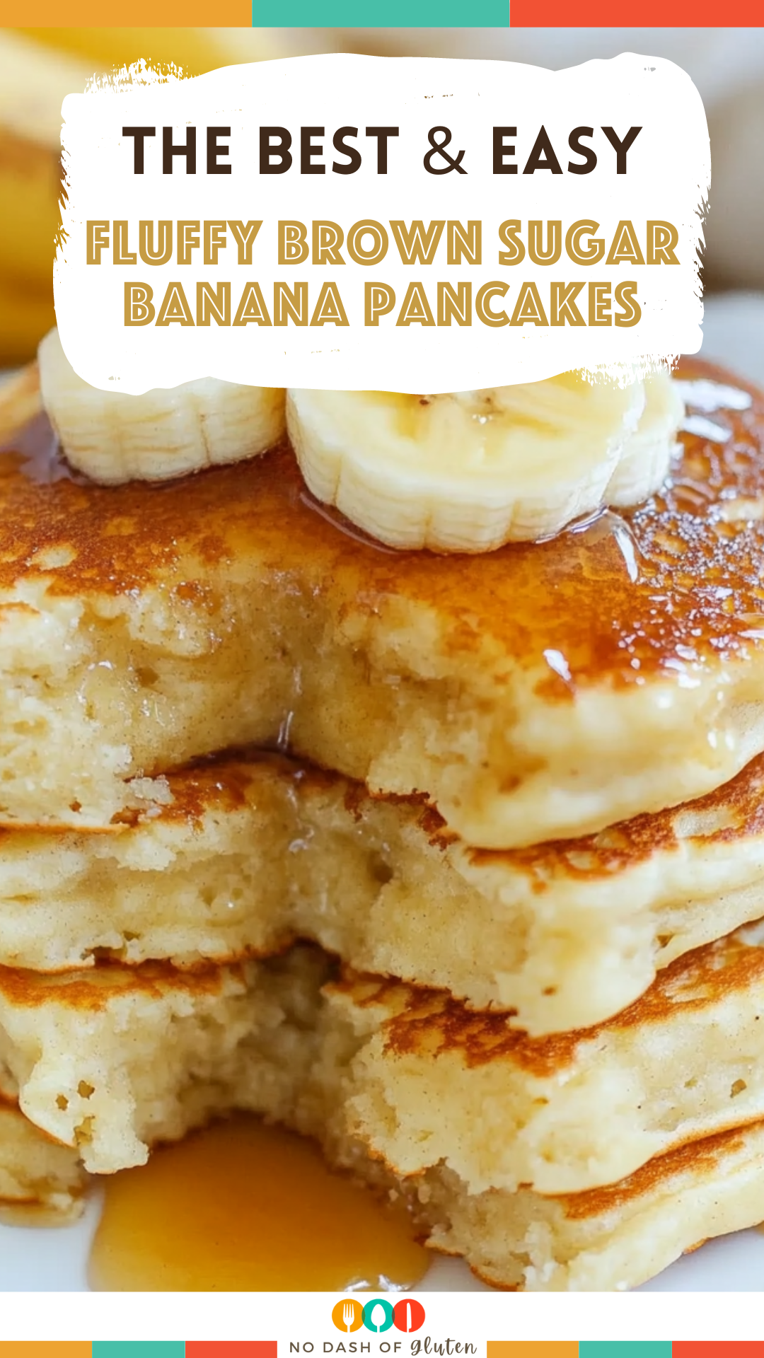 Fluffy Brown Sugar Banana Pancakes