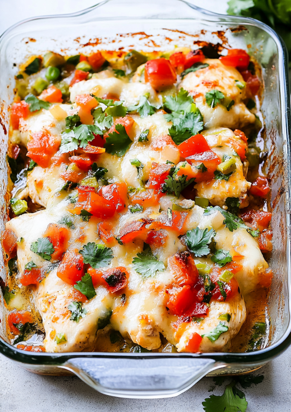 Fresh Salsa Chicken Bake