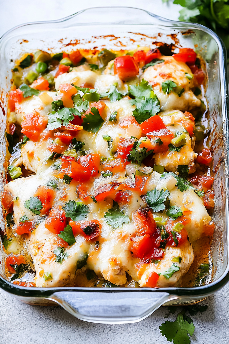 Fresh Salsa Chicken Bake