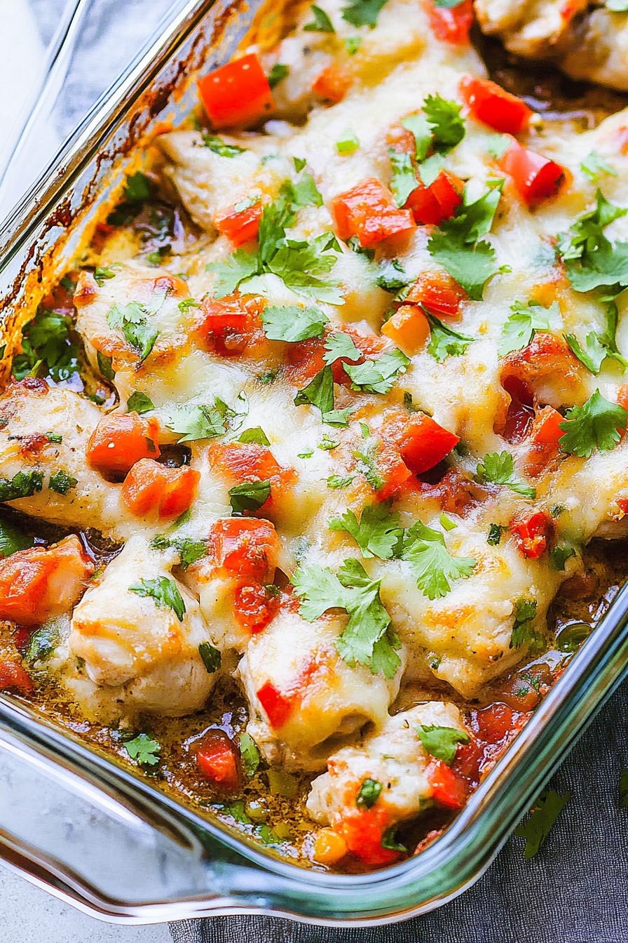 Fresh Salsa Chicken Bake