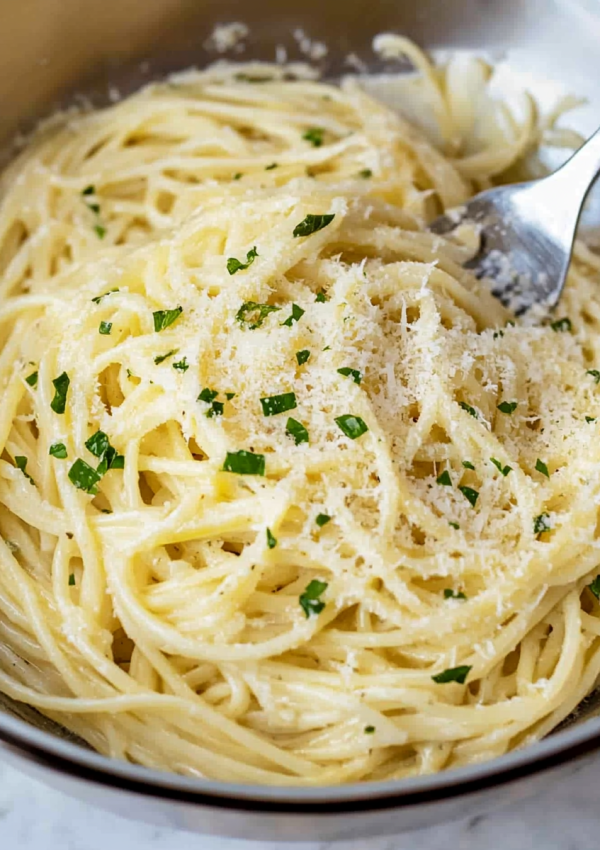 Garlic Parmesan Pasta Recipe