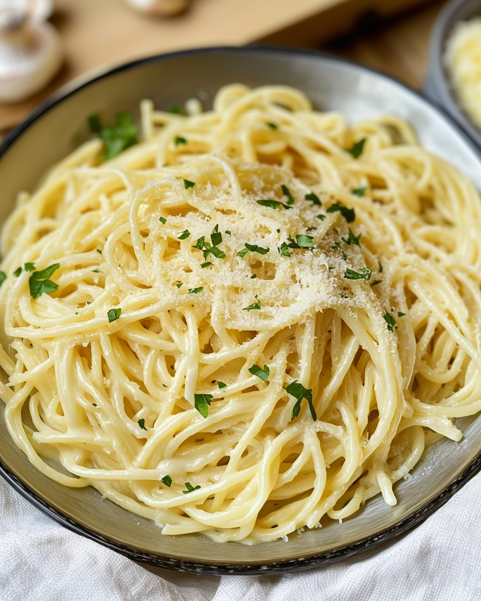 Garlic Parmesan Pasta Recipe