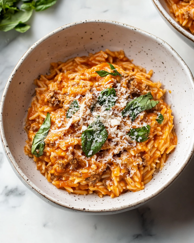 Ground Beef Orzo Recipe