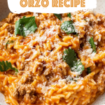 Ground Beef Orzo Recipe