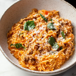 Ground Beef Orzo Recipe