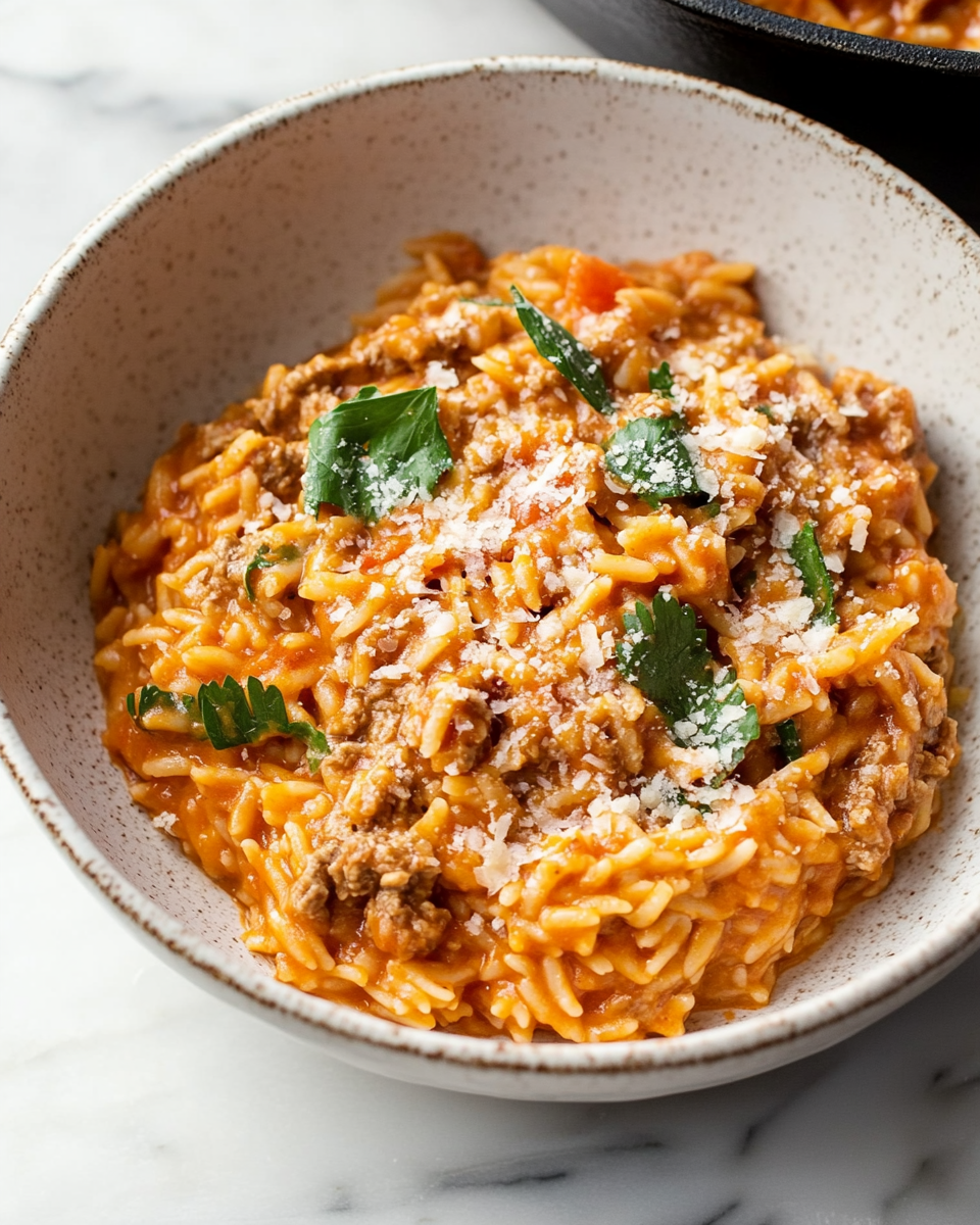 Ground Beef Orzo Recipe