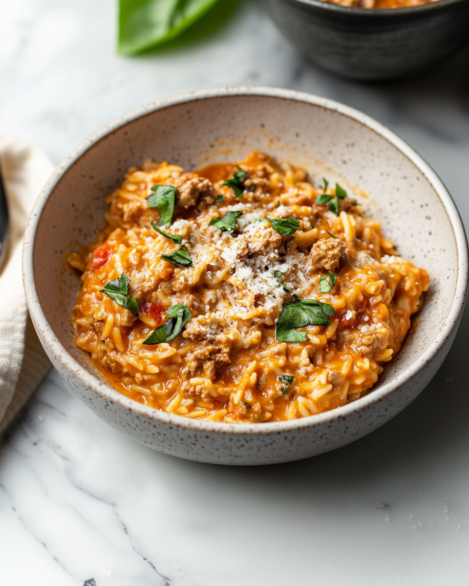 Ground Beef Orzo Recipe