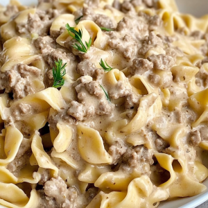 Ground Beef Stroganoff Recipe