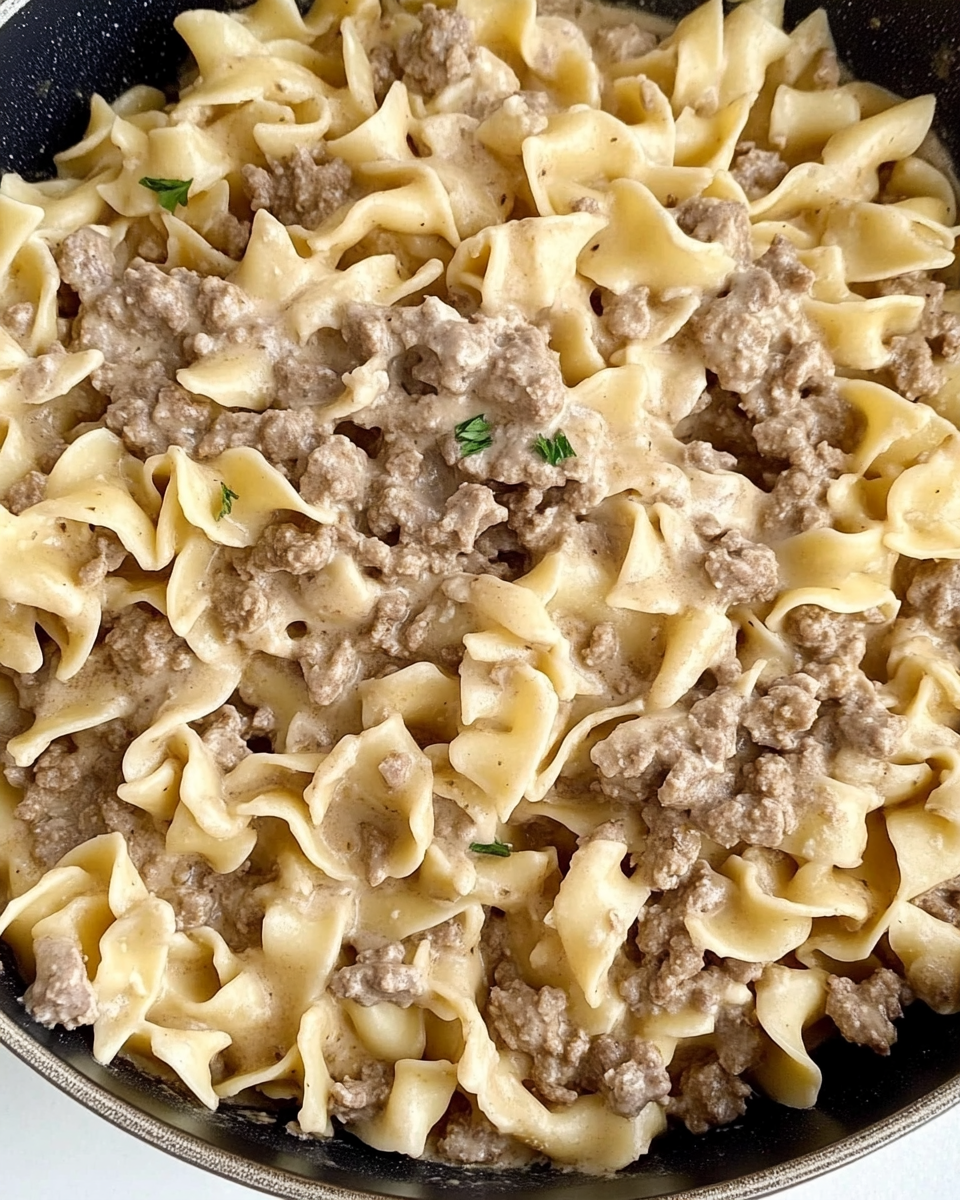 Ground Beef Stroganoff Recipe