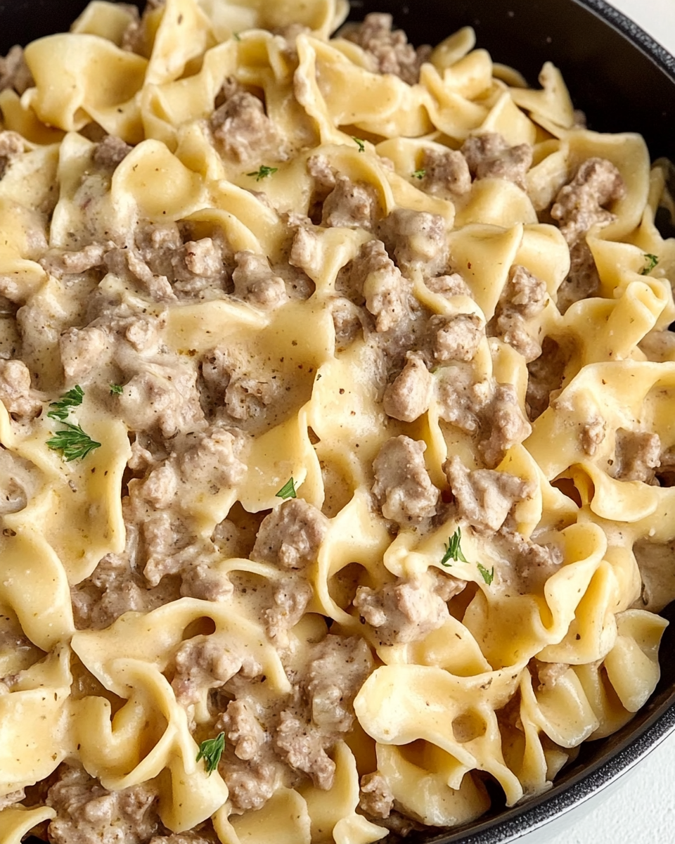 Ground Beef Stroganoff Recipe