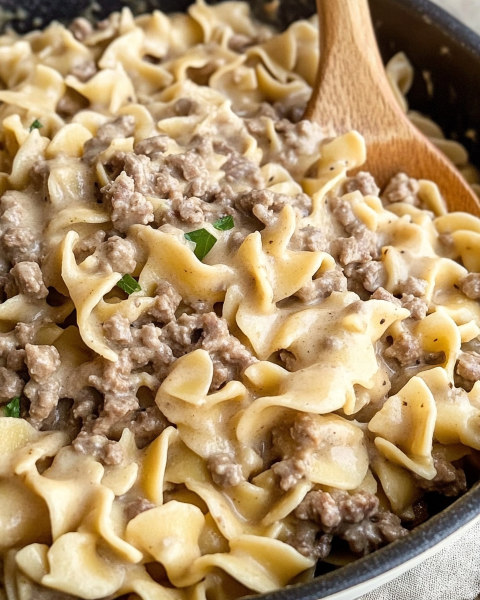 Ground Beef Stroganoff Recipe