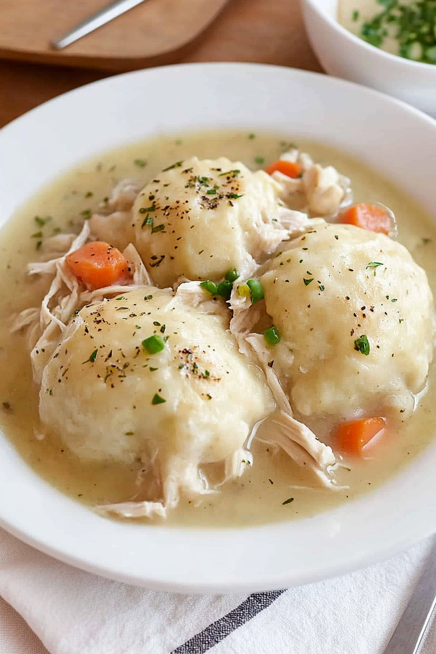 Homemade Chicken and Dumplings