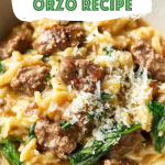 Italian Sausage Orzo Recipe