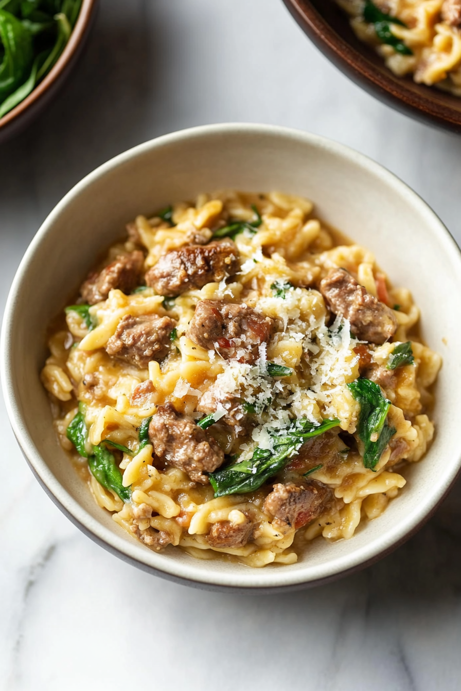 Italian Sausage Orzo Recipe