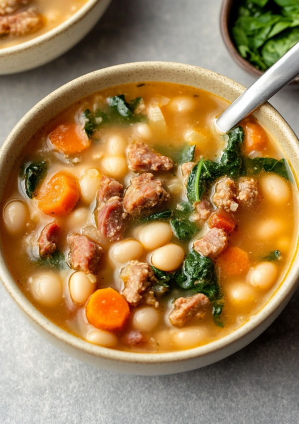 Italian Sausage White Bean Soup Recipe