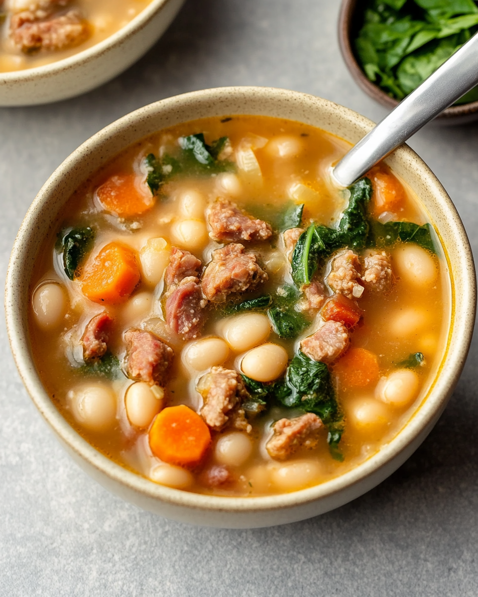 Italian Sausage White Bean Soup Recipe