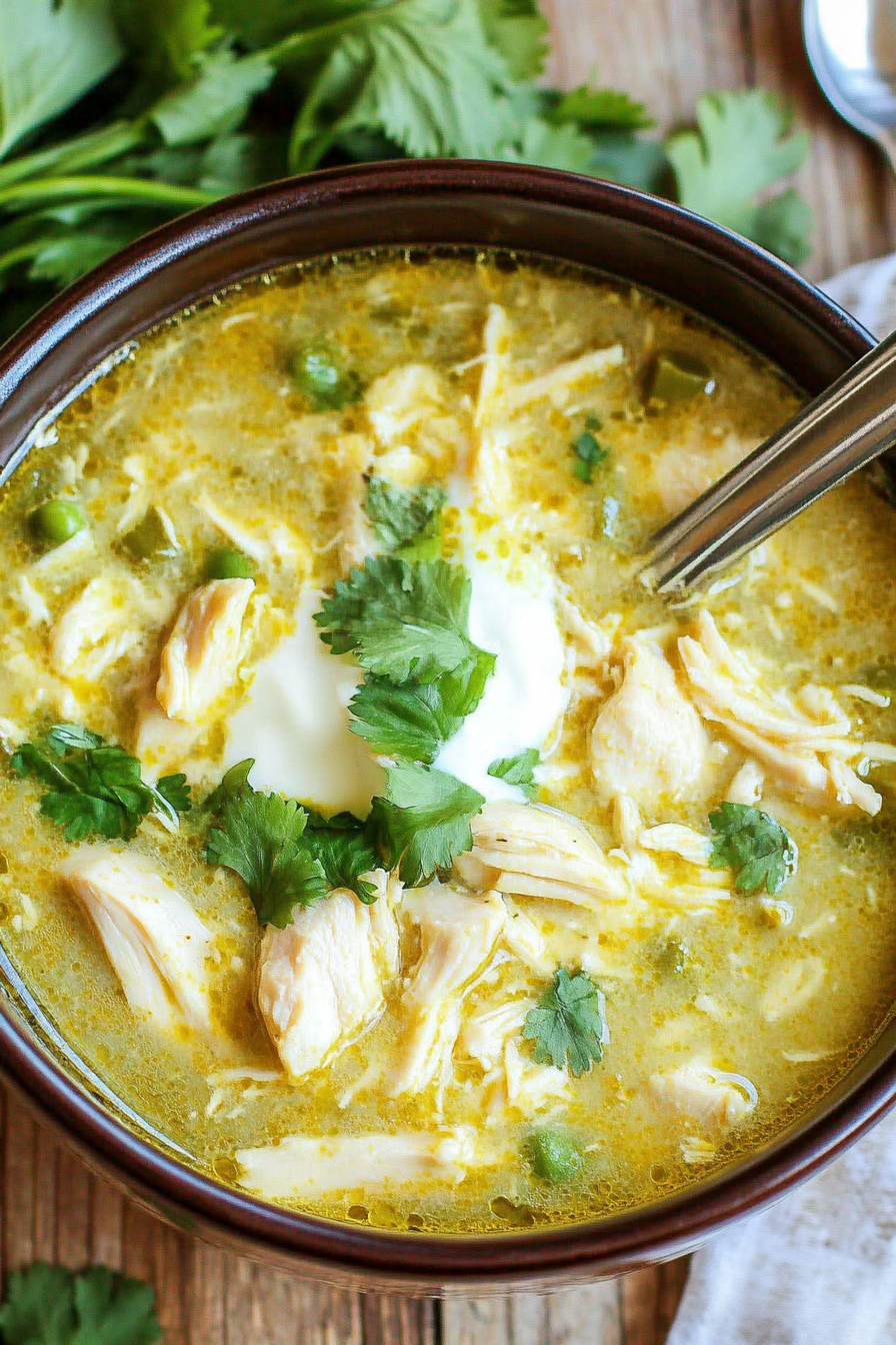 Keto Green Enchiladas Chicken Soup